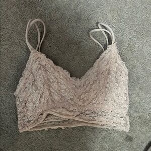 Lace Bralette in Light Pink